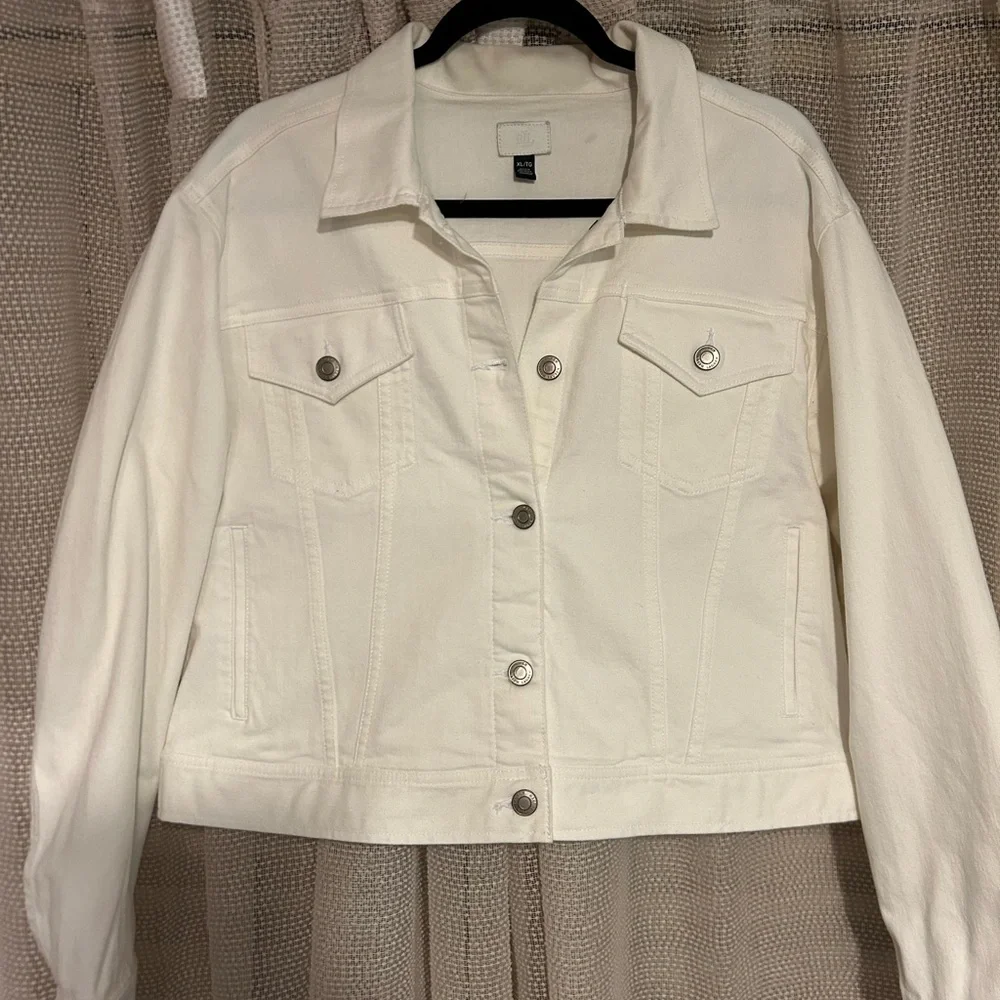 Women's Ralph Lauren white Denim Jacket - XL - Picture 4 of 8